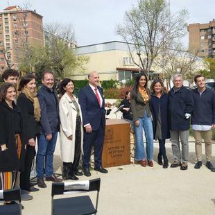 Las Águilas inaugura el parque en honor a Alfredo Landa