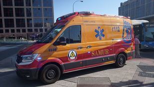 Herido grave un motorista de 33 años al caer en López de Hoyos