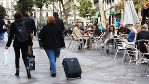 Turistas en Madrid