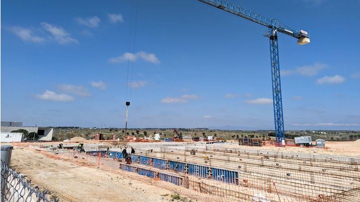 Construcción del IES Blanca Fernández Ochoa en Montecarmelo.