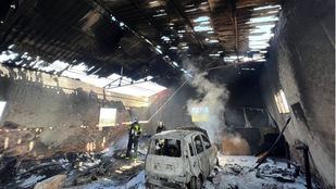Extinguido un incendio en una nave agrícola en Colmenar de Oreja