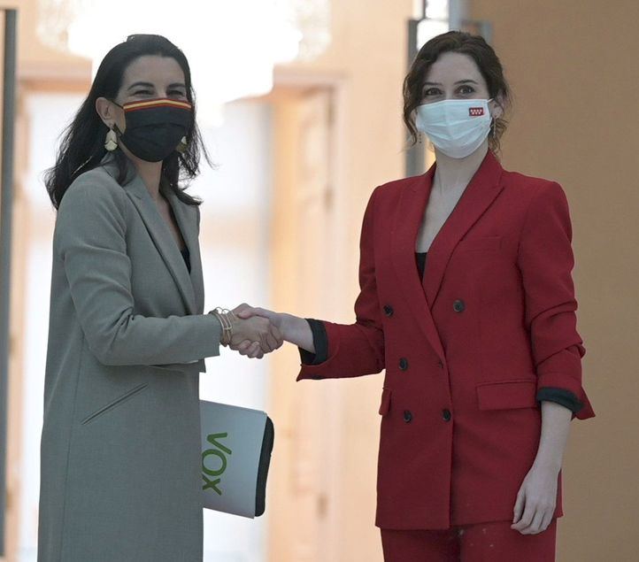 Isabel Díaz Ayuso y Rocío Monasterio