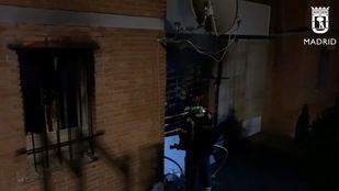 Incendio en una vivienda de Carabanchel