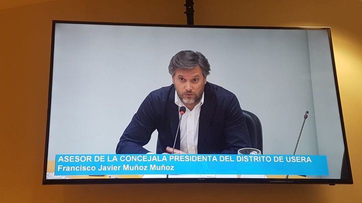 El asesor de la Junta Municipal de Usera Francisco Javier Muñoz.