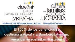 El maratonista Tariku Novales, anima a participar en la Carrera de las Familias. Acogida a Ucrania