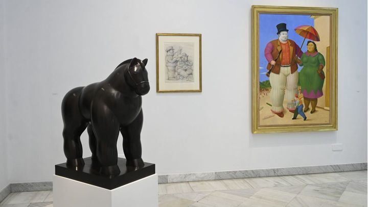 Homenaje a Fernando Botero en su 90 cumpleaños, en la Galería Fernando Pradilla