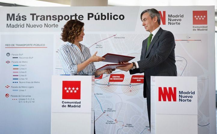 Isabel Díaz Ayuso y Álvaro Aresti, presidente de DCN