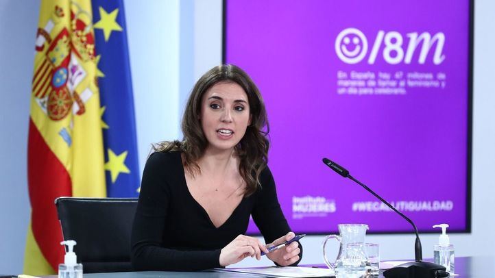 La ministra de Igualdad, Irene Montero