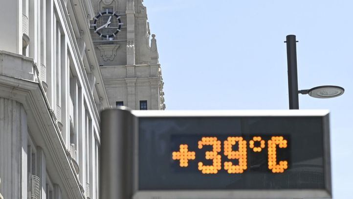 Calor y altas temperaturas en Madrid