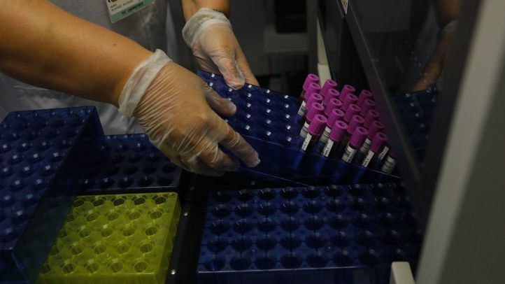 Laboratorio central del Hospital 12 de Octubre, en una foto de archivo