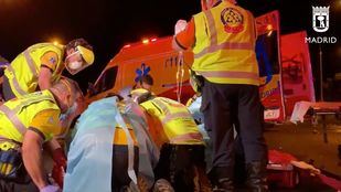 Herido grave un motorista de 48 años arrollado por un vehículo kamikaze en la A-6