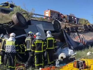 Fallecen dos conductores en una colisión frontal en Aranjuez