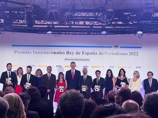 Felipe VI entrega los Premios Internacionales 'Rey de España' de Periodismo 2022