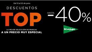 El Corte Inglés ofrece un 40% de descuento en marcas ‘Top’