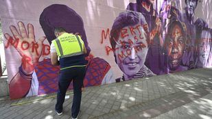 Vandalizado de nuevo el mural feminista de Ciudad Lineal