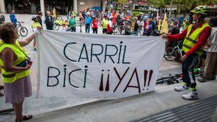 Carril bici en Ciudad Lineal: una reivindicación histórica que cumple 17 años