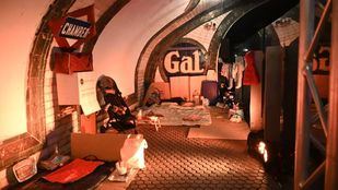 La estación 'fantasma' de Chamberí se convierte en un refugio antiaéreo