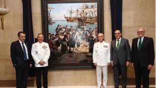 Iberdrola dona al CESEDEN el cuadro 'El Regreso'