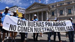 Policías y militares se manifiestan por sus condiciones laborales