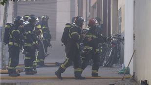 Incendio de pastos en Tetuán