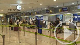 Una operación salida marcada por la huelga en Ryanair