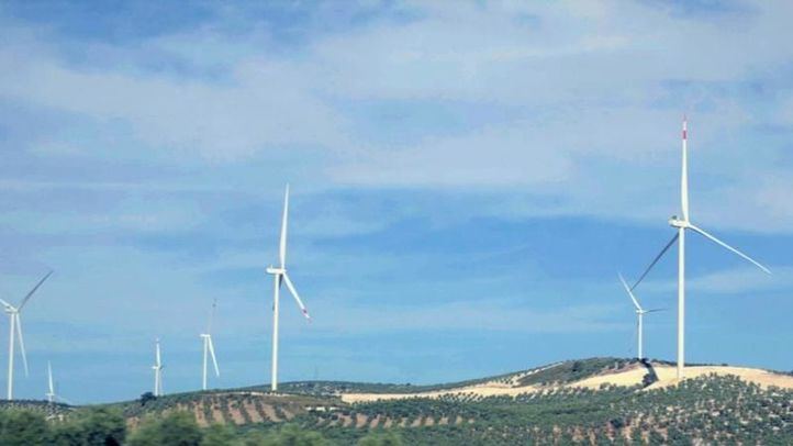 Parque eólico en Martín de la Jara