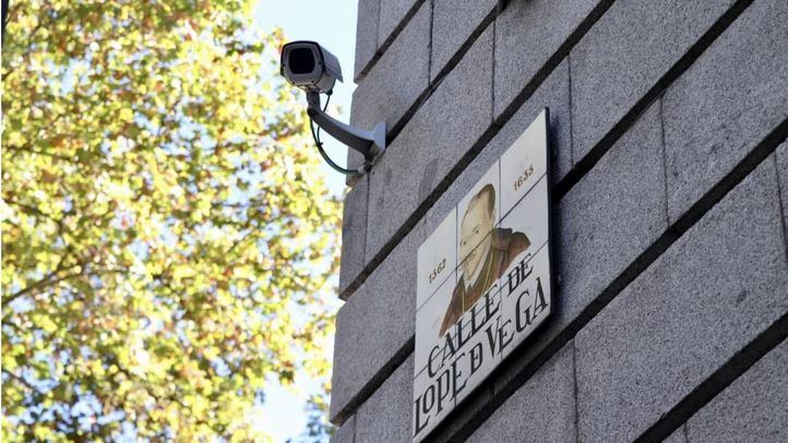 Cámaras de videovigilancia en las calles de Madrid