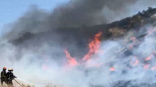 El incendio de Aranjuez sigue en fase de control y ya está operativa la A-4