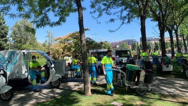 Nuevos dispositivos de limpieza del Ayuntamiento de Madrid