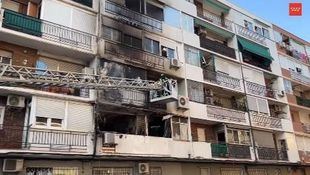 Incendio en Getafe: arde una vivienda y afecta a 14 personas