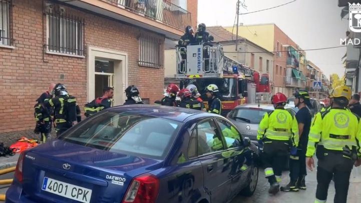 Incendio en una vivienda de Villaverde