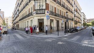 El barrio de Justicia estrena calles más arboladas y aceras más amplias