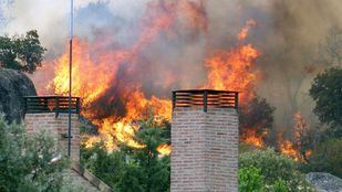 Estabilizado el incendio declarado este domingo en Valdemanco