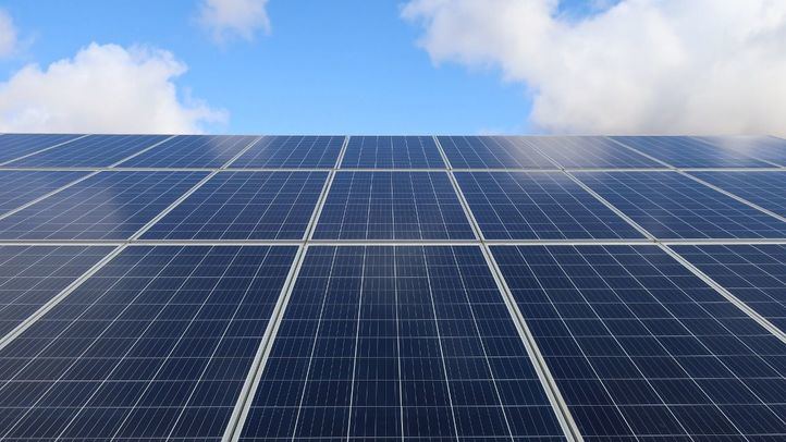 Imagenes de archivo de plantas fotovoltaicas de Iberdrola