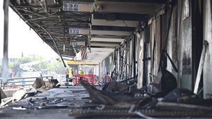 La nave calcinada de Mercamadrid será demolida parcialmente