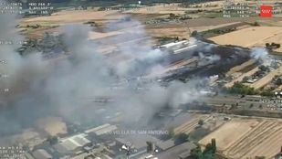 Los Bomberos dan por controlado el incendio de Velilla de San Antonio