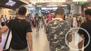 Operación salida de agosto en la estación de Atocha