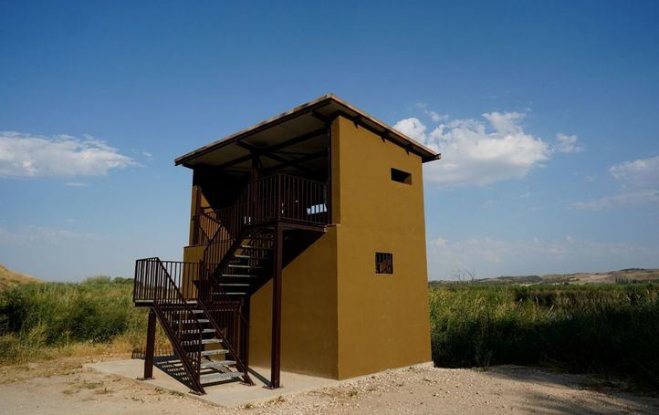 Observatorio de aves en la Laguna de San Juan