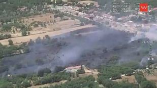 Un incendio arrasa 6 hectáreas en Pinilla del Valle