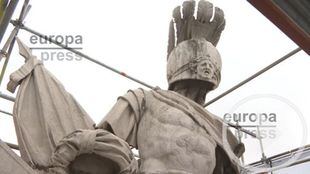 Éxito de visitantes a las obras de restauración en la Puerta de Alcalá