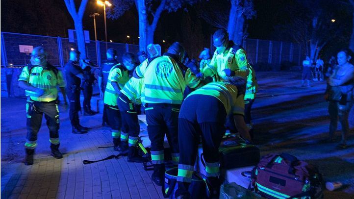 Un hombre, herido por arma blanca en el parque de Begoña