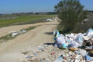 Escombros en Alcorcón