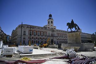 Avanzan las obras de la Puerta del Sol