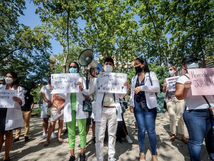 Protesta por la homologación