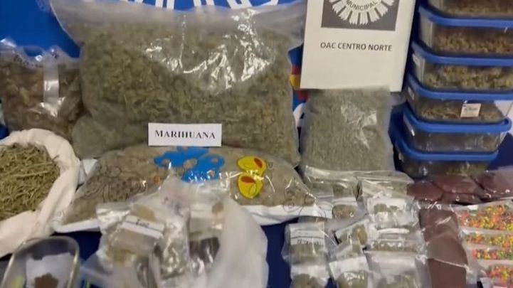 Detenido el responsable de una asociación cannábica en Malasaña, donde incautan más de 3,5 kilos de marihuana