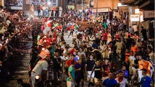 Herido leve un corredor en el segundo encierro de ‘Sanse’