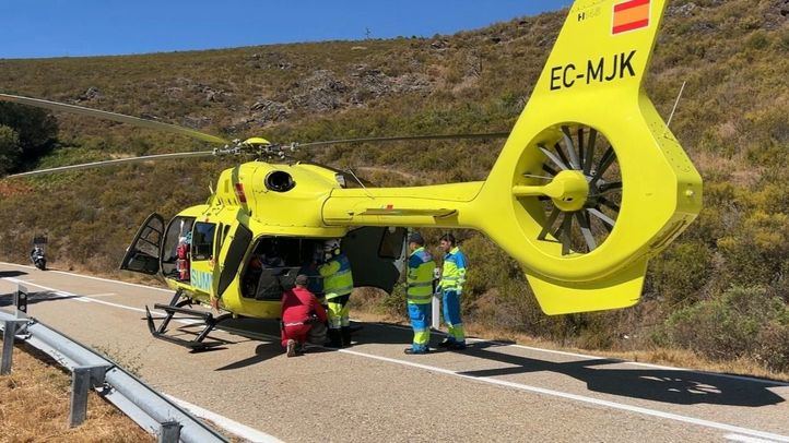 Mueren dos personas en un choque frontal entre dos motocicletas en la carretera M-133 en Patones de Arriba.
