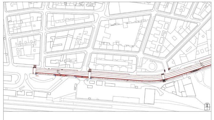 Planos de las obras para la mejora de la accesibilidad de Villaverde