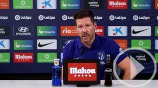 Simeone: "Soy afortunado de tener jugadores entregados a una causa"