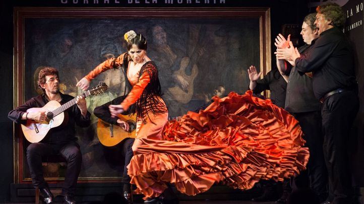 Uno de los espectáculos del tablao flamenco.